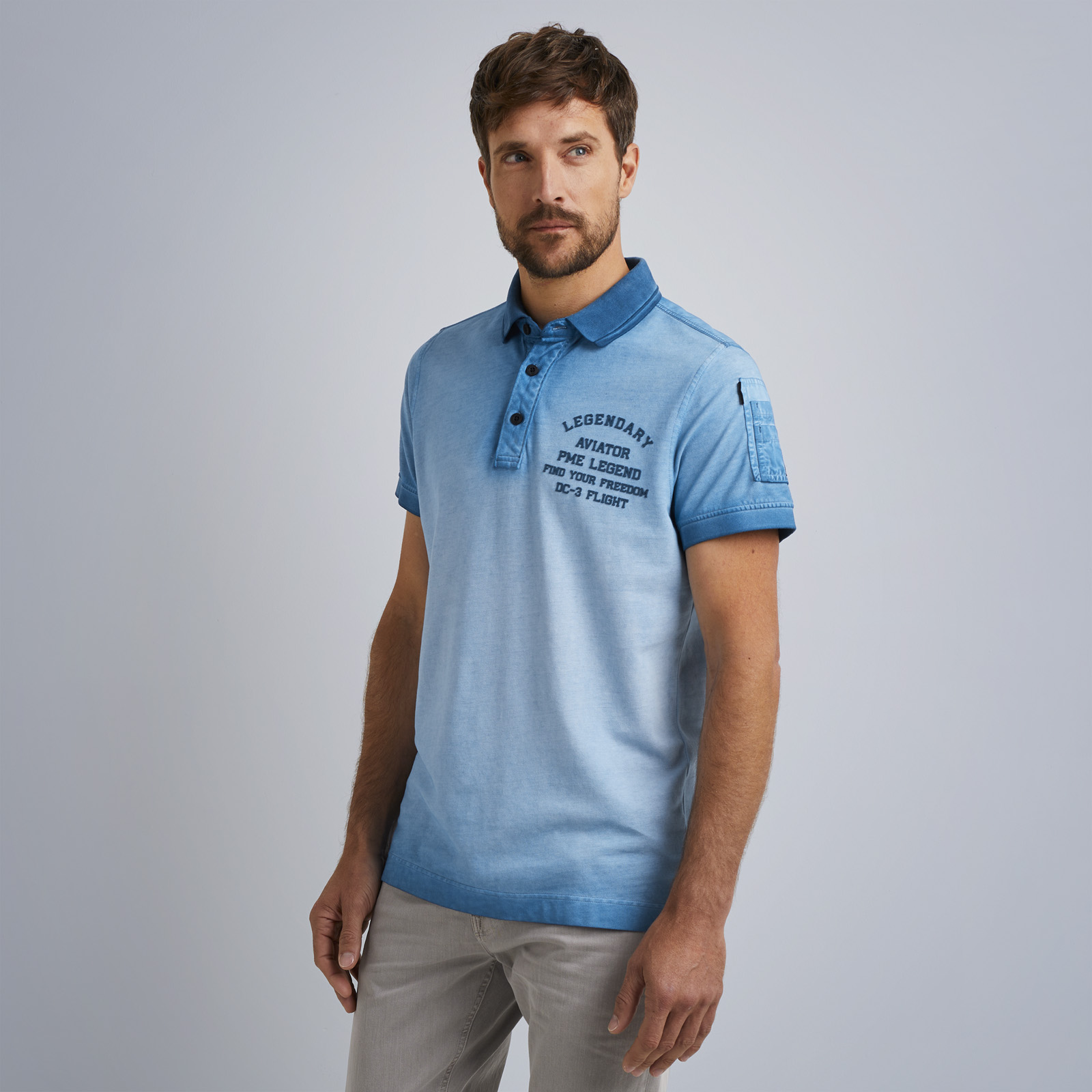 Pme sales polo blauw