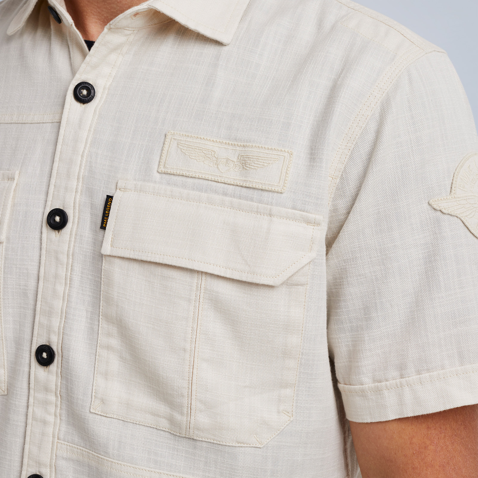 PME LEGEND | Short Sleeve Cotton Shirt | Free shipping and returns | Rundhalsshirts