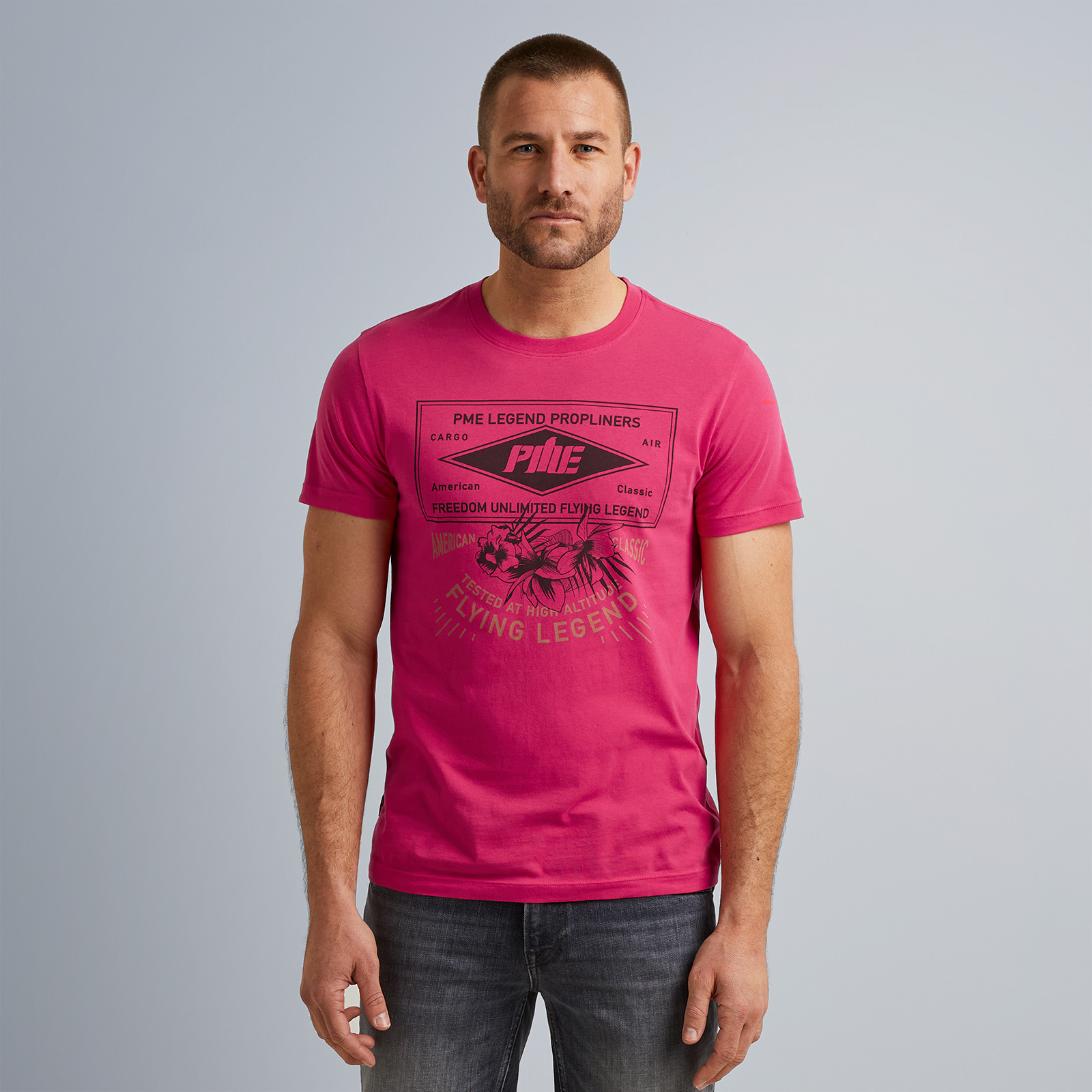 Pme legend online t shirt blauw