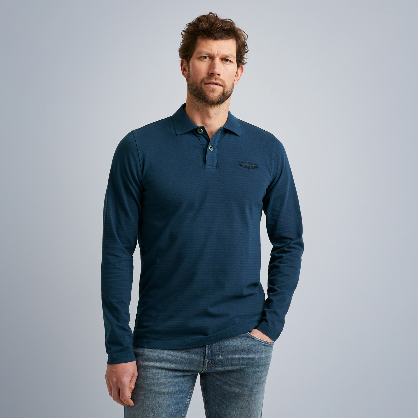 PME LEGEND | Polo shirt with long sleeves | Free shipping and returns