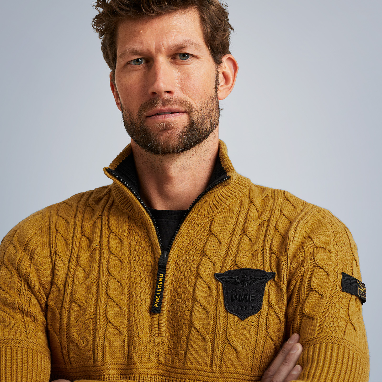 PME LEGEND | Pullover mit halbem Reißverschluss | Gratis Versand 