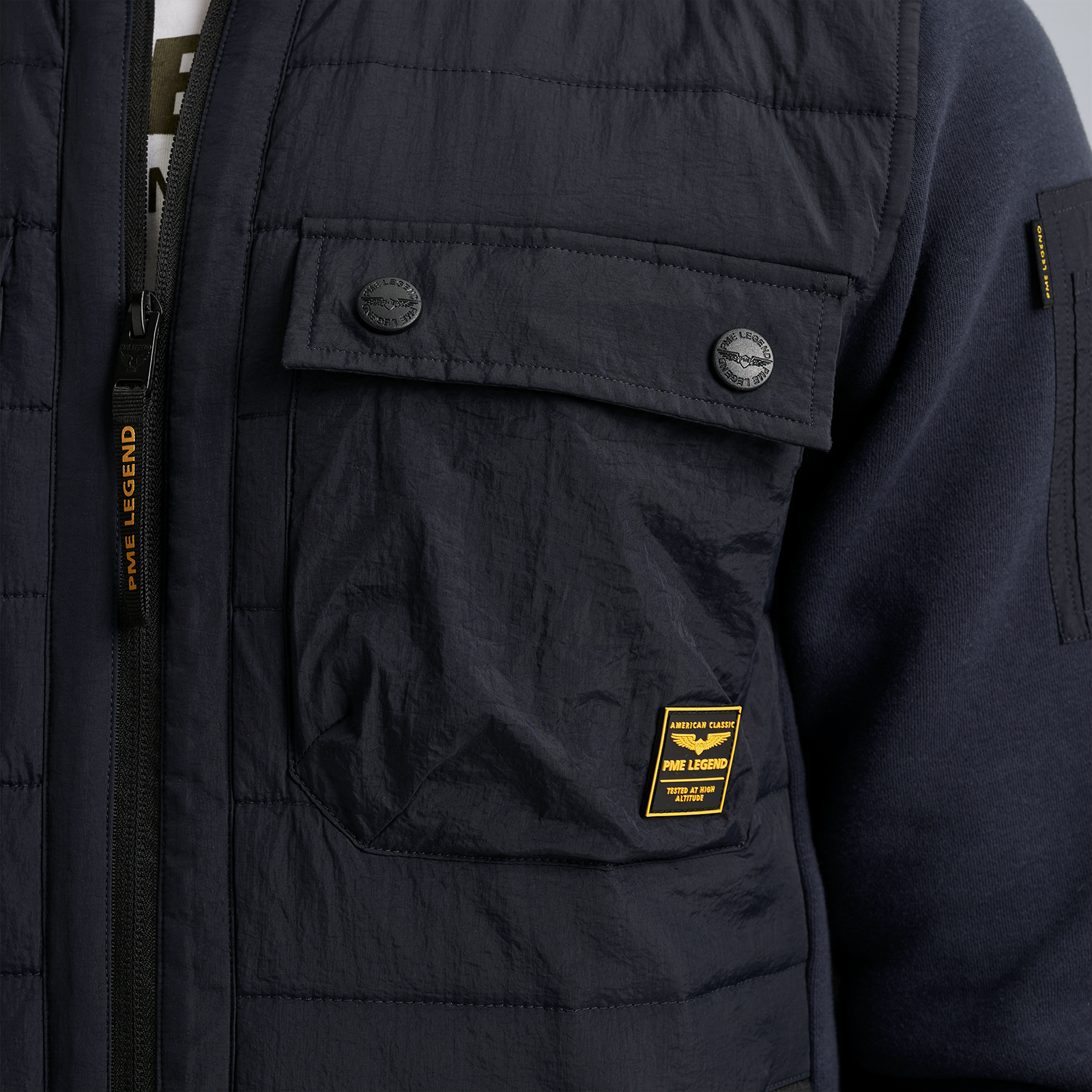 PME LEGEND | Hybridjacke aus einer Materialmischung | Free  