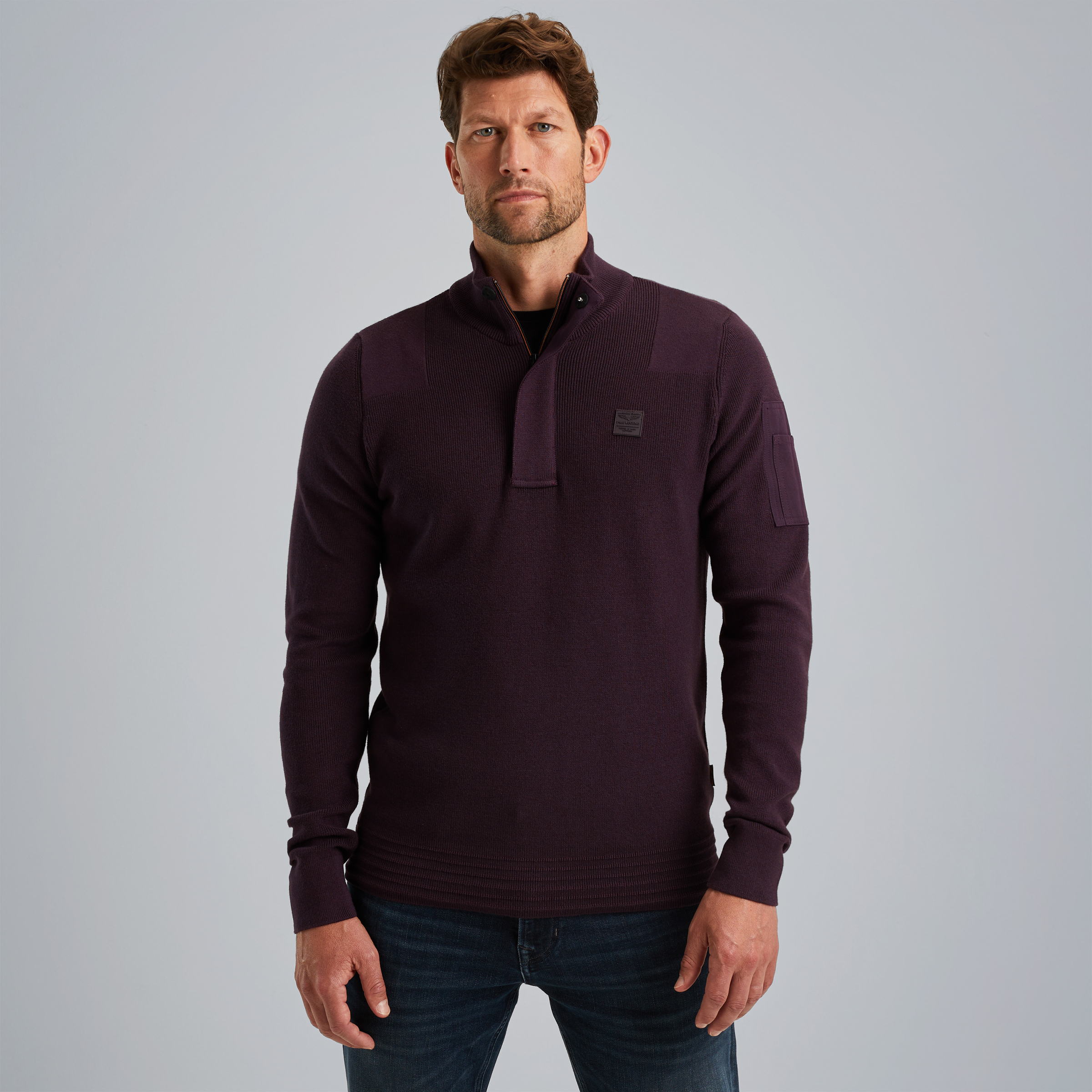 PME LEGEND | Pullover with half zipper | Free shipping and PME LEGEND | Pullover with half zipper | Free shipping and