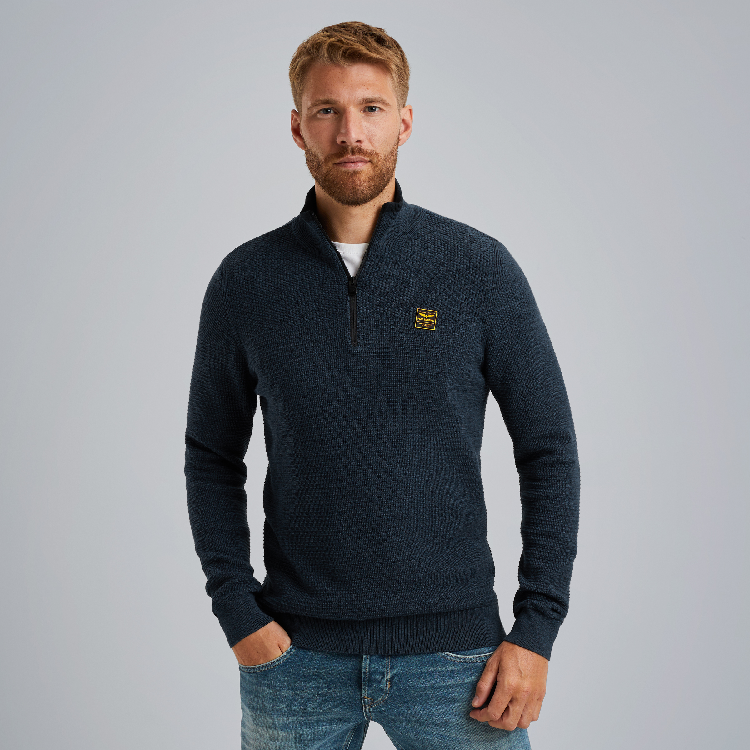 PME LEGEND | Pullover with half zipper | Free shipping and