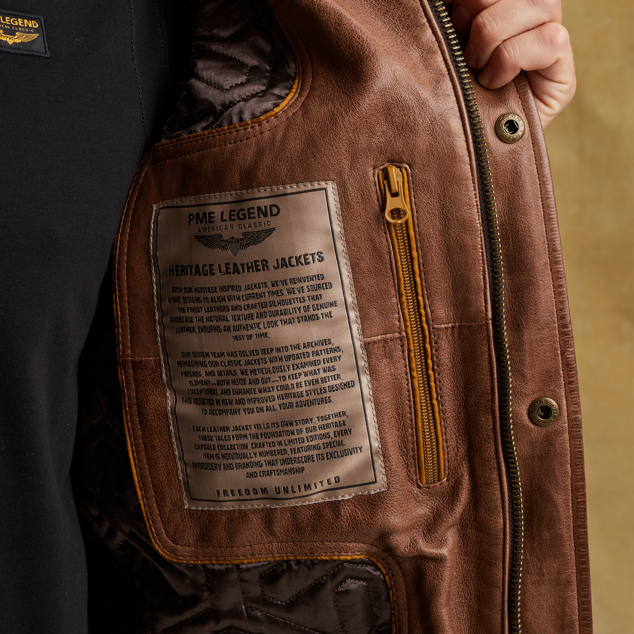 Mens Biker Distressed Brown Leather Jacket | Free Shipping
