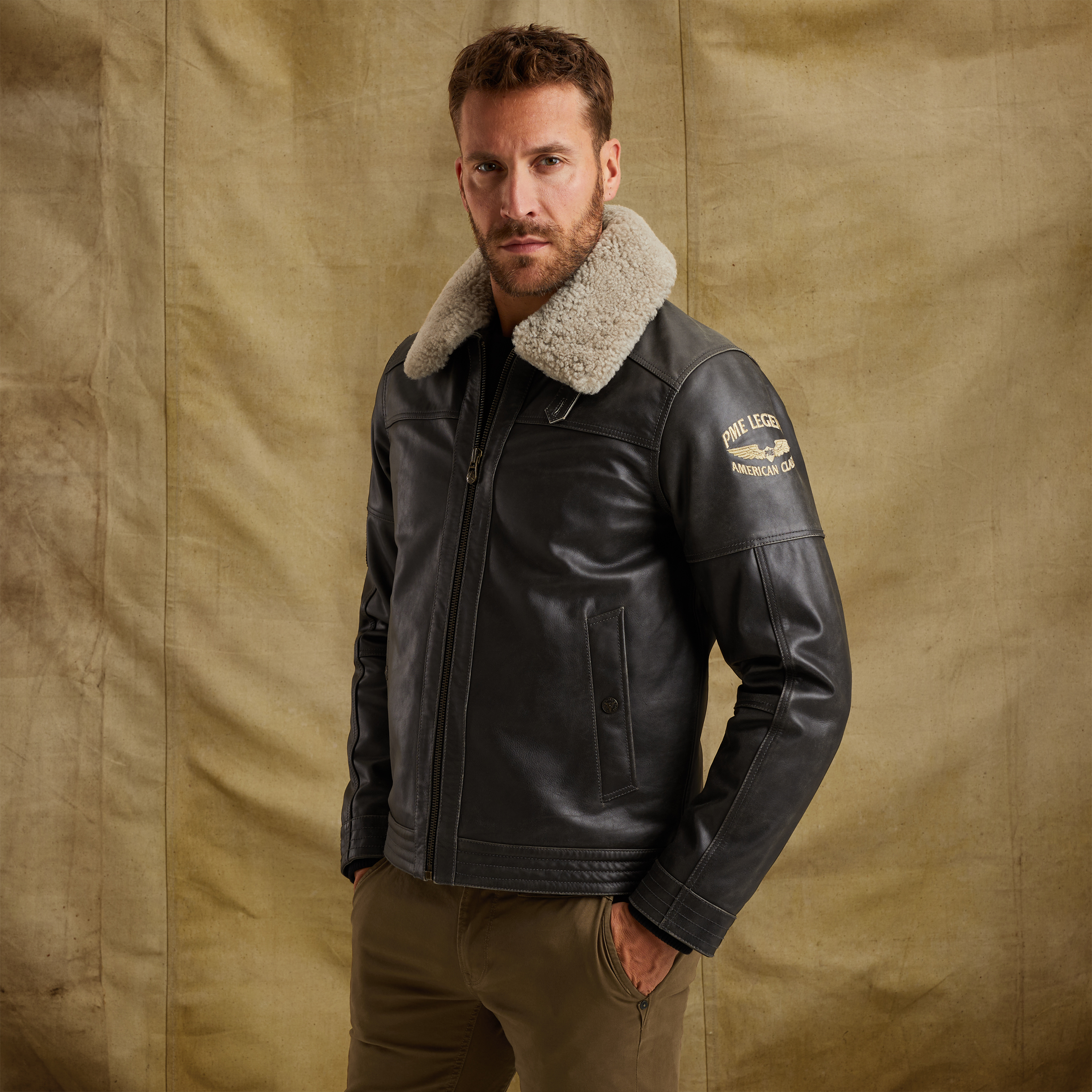 PME LEGEND | Auckland Fur leather jacket | Free shipping and