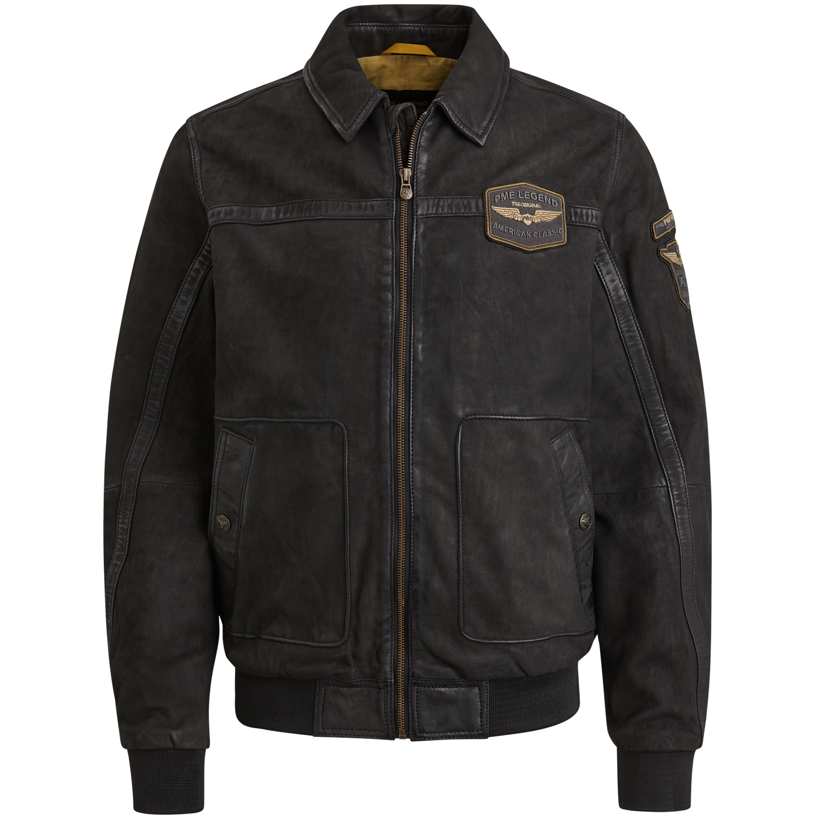 Pme Legend Hudson Leather Jacket PME Legend Jacket Hudson Buff
