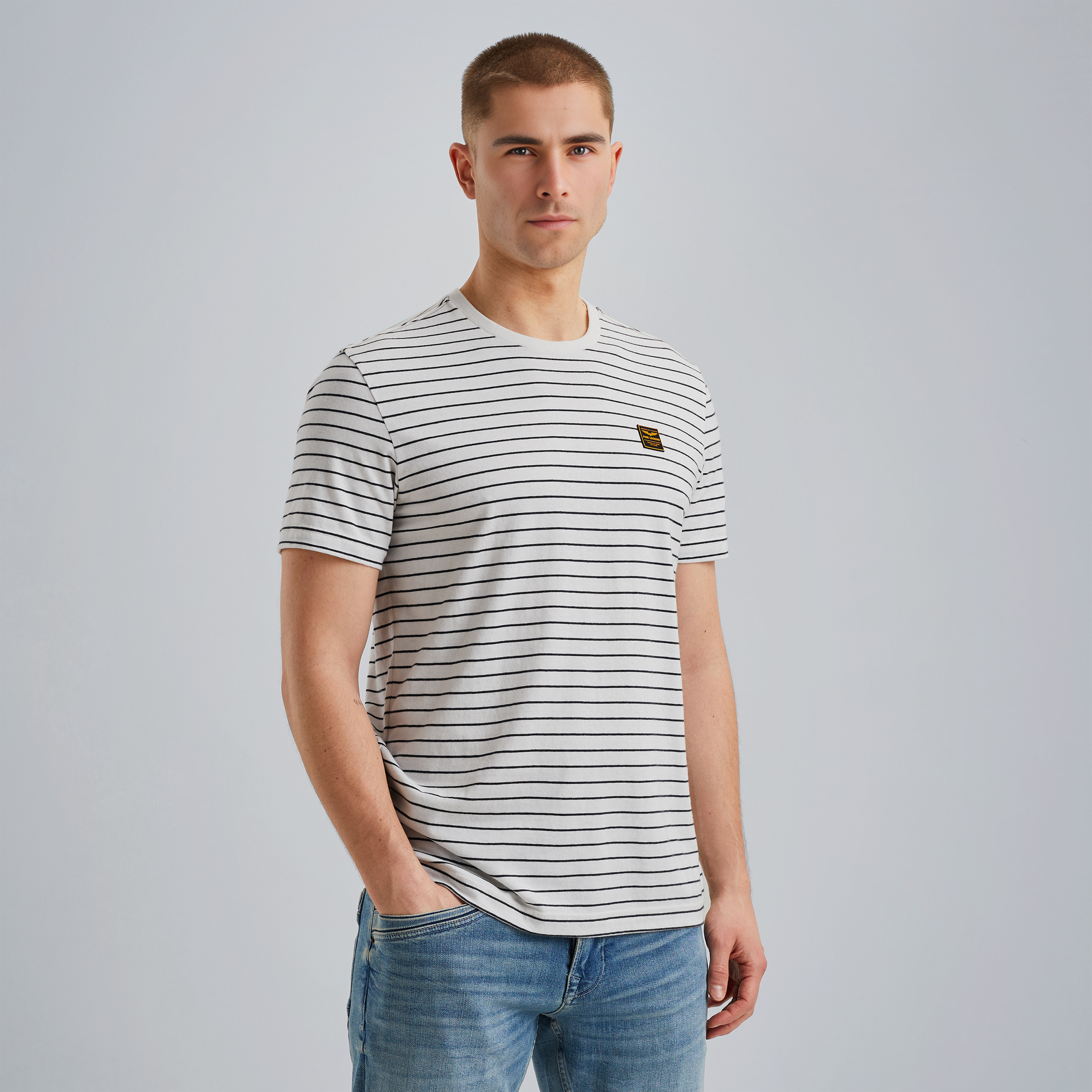 PME LEGEND | T-shirt with stripe pattern | Free shipping and