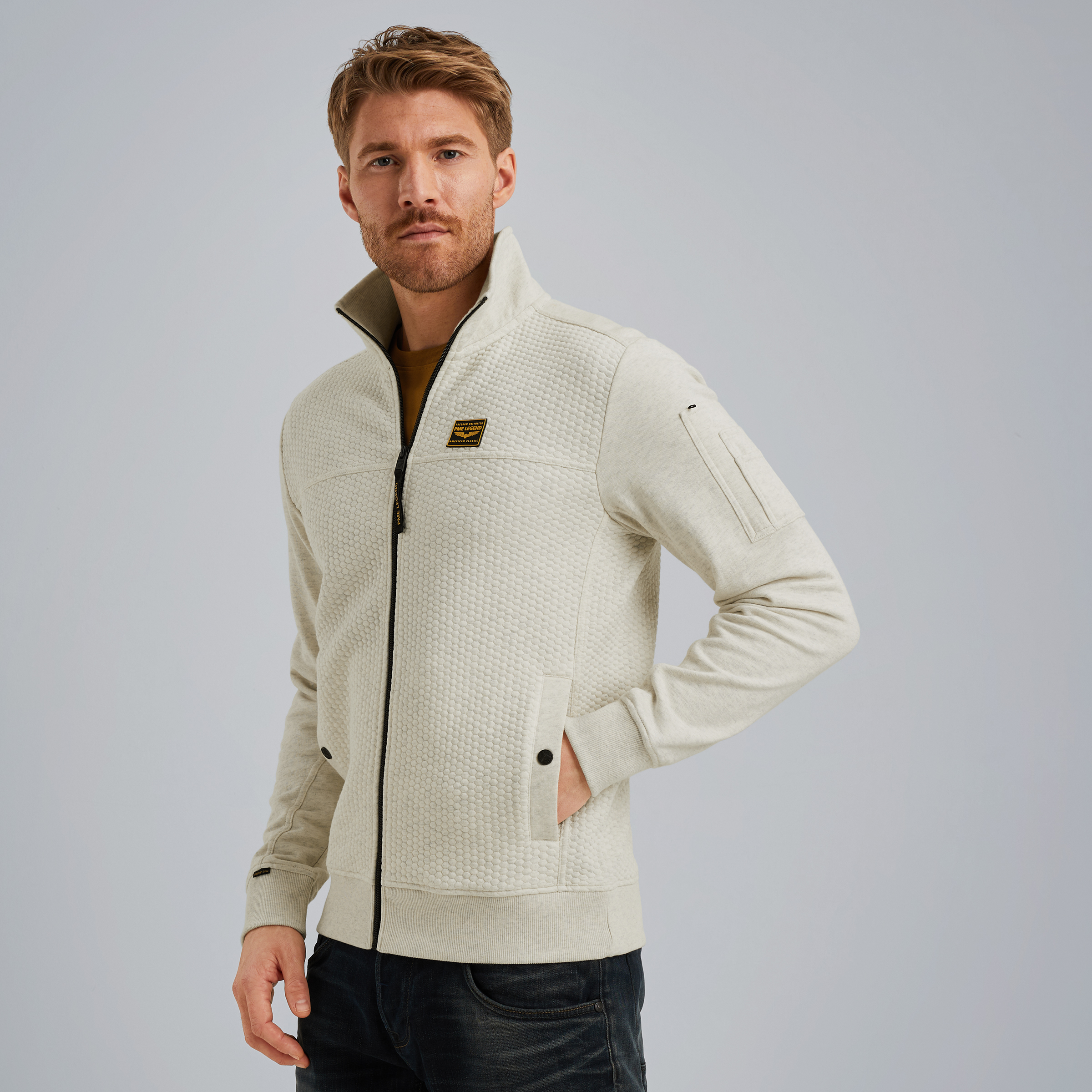 PME LEGEND | Sweat jacket with zipper closure | Free